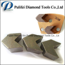 Concrete Head HTC Trapezoid Shoes Arrow Diamond Grinding Segment